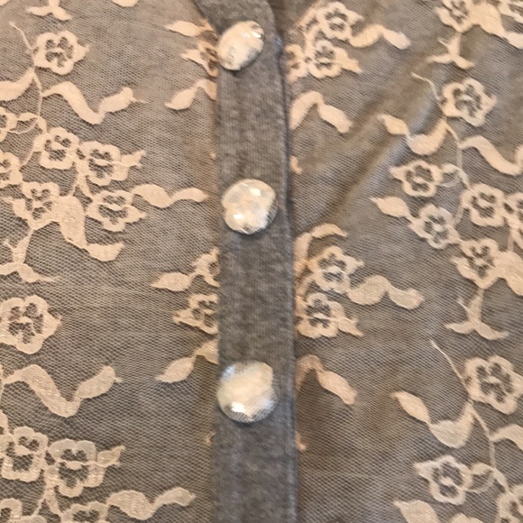 Parfait size medium grey v neck cardigan - Picture 8 of 9